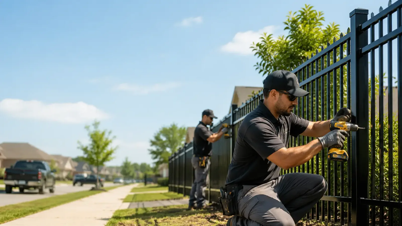 Metal Fence Installation in Hamburg, NY